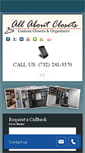 Mobile Screenshot of allaboutclosetsnj.com